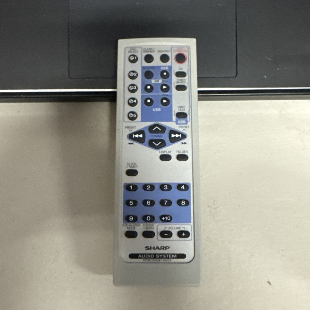 Sharp Remote RRMCGA081AWSA OEM Original Tested‎ #B - Picture 3 of 7